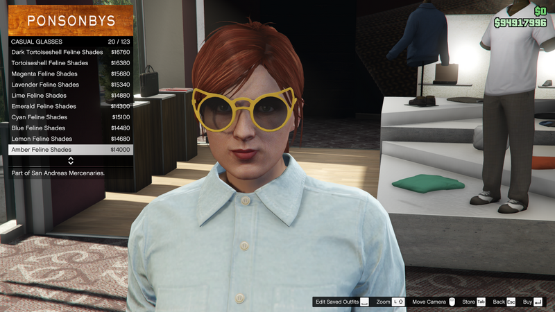 파일:SanAndreasMercenaries-GTAOe-FemaleGlasses-CasualGlasses19-AmberFelineShades.png
