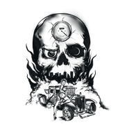 튜닝 투 데스 타투 그래픽에 있는 프랑켄 슈탕게.