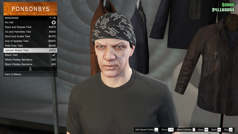 파일:Bikers-GTAO-MaleHats-Bandanas6-UptownRidersTied.png