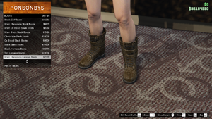 Bikers-GTAO-FemaleShoes-Boots12-WornChocolateLaceupBoots.png
