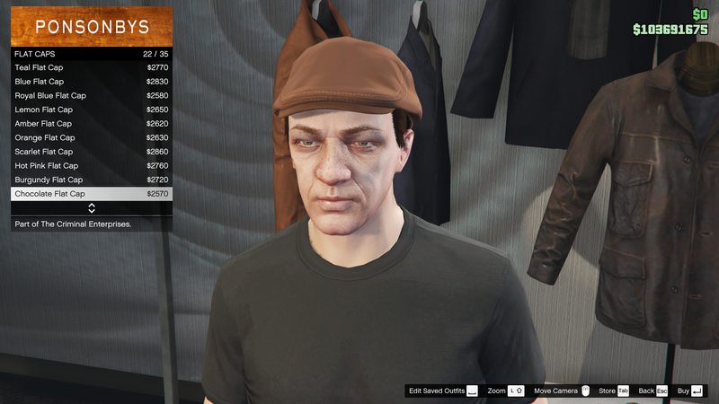 파일:TheCriminalEnterprises-GTAOe-MaleHats-FlatCaps21-ChocolateFlatCap.png