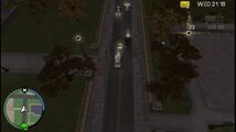 Grand Theft Auto: Chinatown Wars에서의 밤의 업락 스트리트.