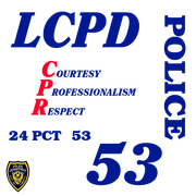 경찰 크루저와 경찰 순찰차에서 발견되는 LCPD 외관.