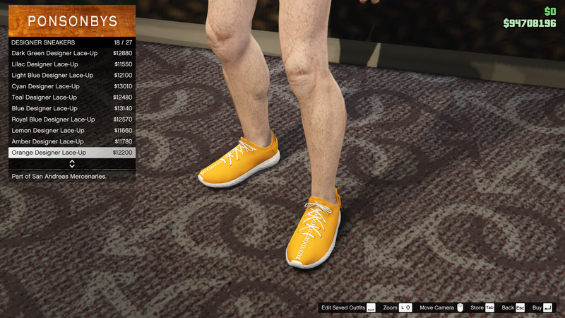 파일:SanAndreasMercenaries-GTAOe-MaleShoes-DesignerSneakers17-OrangeDesignerLaceUp.png