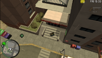 Grand Theft Auto: Chinatown Wars에서의 병원 모습.