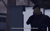 ...정확히 말하자면 클로드와 레드 잭스의 다른 조직원이 싸우는 것입니다. D-아이는 가석방 상태라 3개월 뒤 심사를 기다리고 있어 직접 참여할 수 없다고 설명합니다.