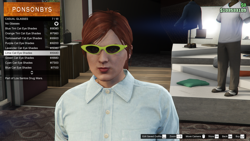 파일:LosSantosDrugWars-GTAOe-FemaleGlasses-CasualGlasses34-LimeCatEyeShades.png
