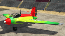 Sprunk Xtreme 도색이 된 Starling. (후측면 보기)