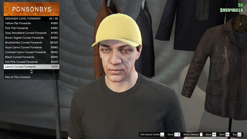 파일:TheContract-GTAOe-MaleHats-DesignerCaps41-LemonCurved.png