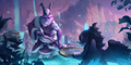 봄의 수호자 "레전드 오브 룬테라" 일러스트 (Riot 계약 작가 Polar Engine)