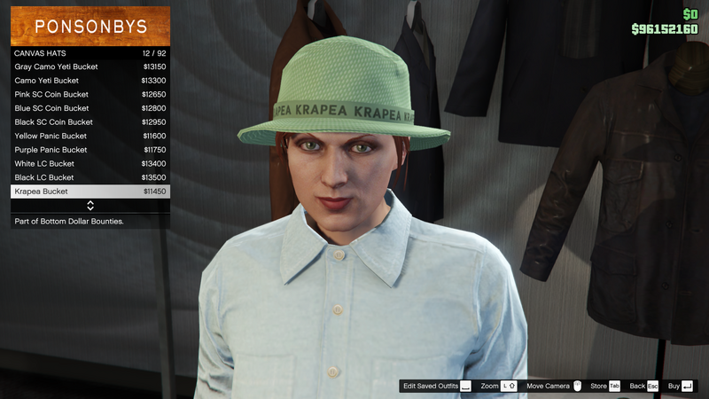파일:BottomDollarBounties-GTAOe-FemaleHats-CanvasHats11-KrapeaBucket.png
