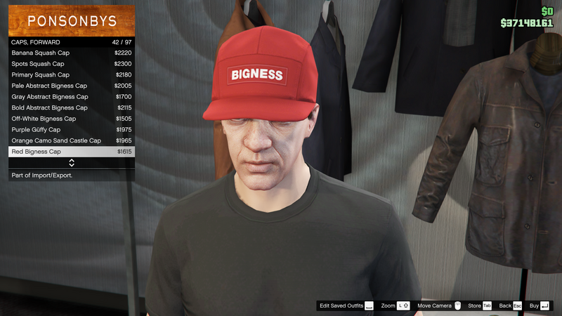 파일:ImportExport-GTAO-MaleHats-Caps15-RedBignessCap.png