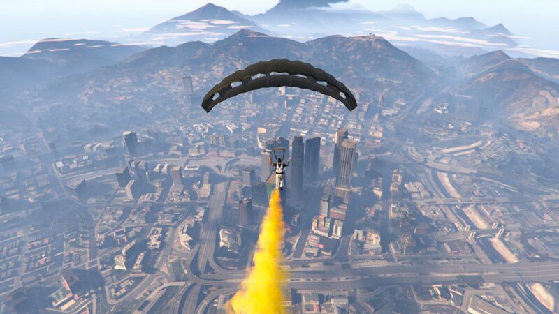파일:Parachute-GTAOee-ParachuteSmoke-OrangeSmokeTrail.jpg