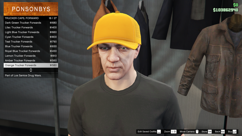 파일:LosSantosDrugWars-GTAOe-MaleHats-TruckerCaps44-OrangeTrucker.png