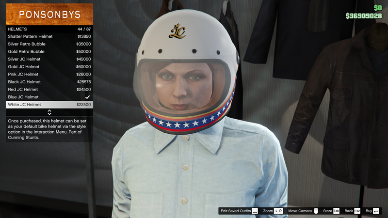 파일:CunningStunts-GTAO-FemaleHats-Helmets25-WhiteJCHelmet.png