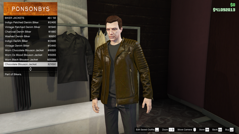 파일:Bikers-GTAO-MaleTops-BikerJackets16-ChocolateBlousonJacket.png