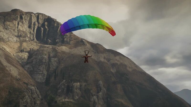 파일:Franklin Parachuting Gameplay.GTAV.jpg