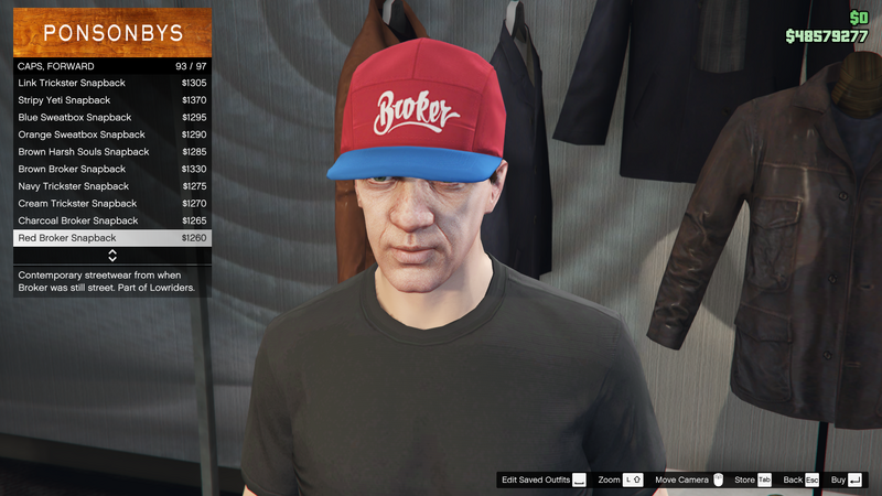 파일:Lowriders-GTAO-MaleHats-Caps26-RedBrokerSnapback.png