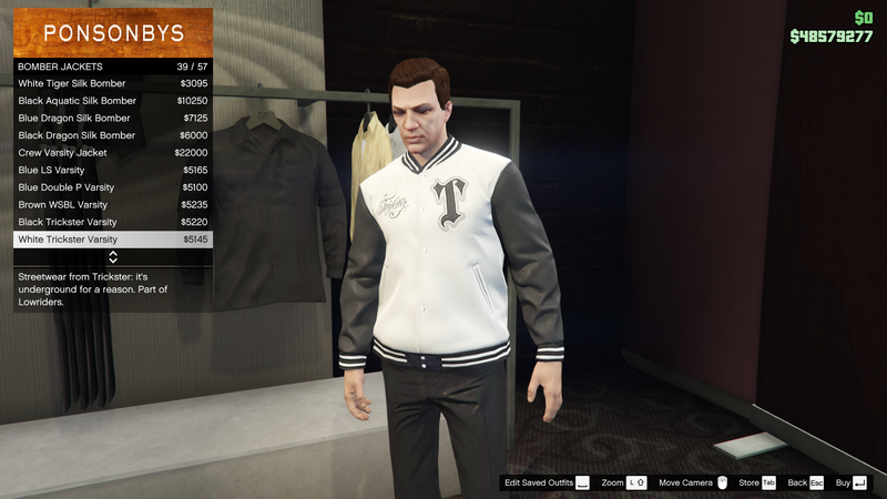 파일:Lowriders-GTAO-MaleTops-BomberJackets6-WhiteTricksterVarsity.png
