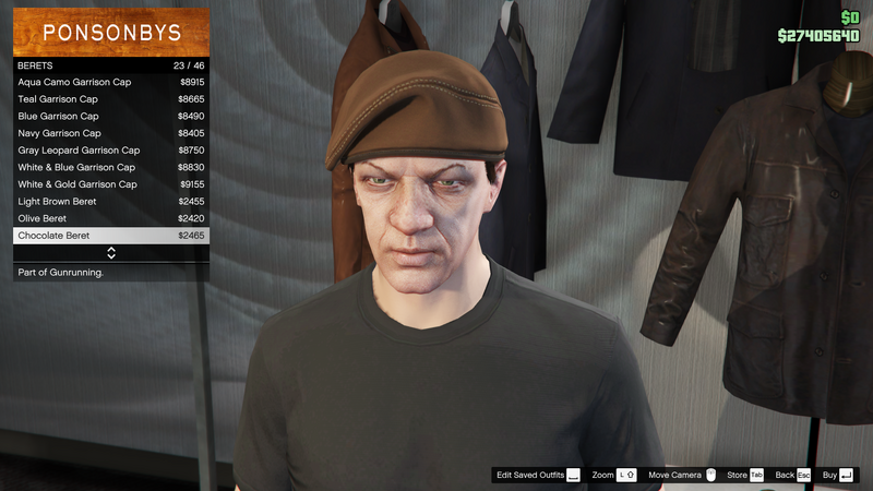 파일:Gunrunning-GTAO-MaleHats-Berets3-ChocolateBeret.png