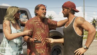 브라이언 헤더와 로리가 카라카라 4x4 옆에서 제이슨과 대화하는 모습.