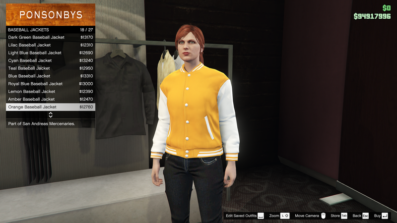 파일:SanAndreasMercenaries-GTAOe-FemaleTops-BaseballJackets17-OrangeBaseballJacket.png