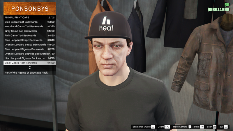 파일:AgentsofSabotage-GTAOe-MaleHats-AnimalPrintCaps11-BlackZebraHeatForwards.png