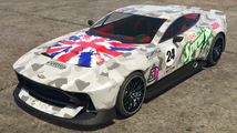 Car Tune Motorsport 도색이 된 Champion. (후측면 보기)