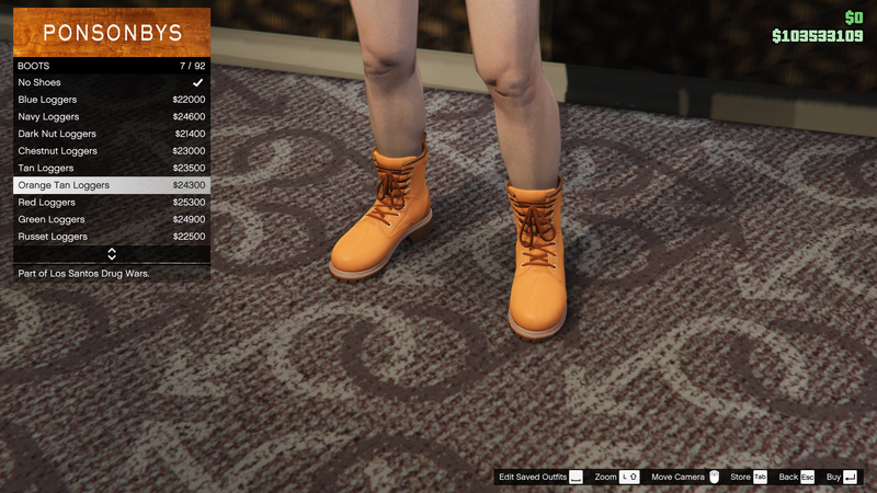 파일:LosSantosDrugWars-GTAOe-FemaleShoes-Boots6-OrangeTanLoggers.png