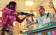 GTA 온라인 박스 아트에 실린 상점 습격