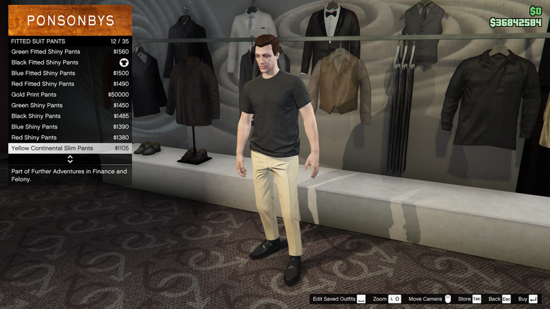 파일:FurtherAdventuresinFinanceandFelony-GTAO-MalePants-FittedSuitPants11-YellowContinentalSlimPants.png