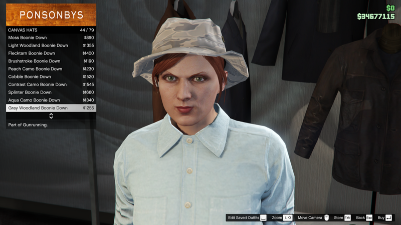 파일:Gunrunning-GTAO-FemaleHats-CanvasHats43-GrayWoodlandBoonieDown.png