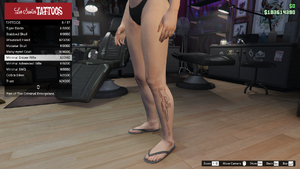 TheCriminalEnterprises-GTAOe-FemaleTattoos-LeftLeg6-MinimalSniperRifle.png