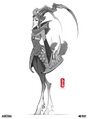 녹색 숲 관리인 "레전드 오브 룬테라" 콘셉트 1 (라이엇 아티스트 DEN)