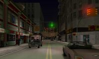 북쪽에서 바라본 차이나타운 거리, GTA III.