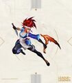 사시미 아칼리 "리그 오브 레전드" 프로모션 2 (Riot 아티스트 T.J. Geisen)