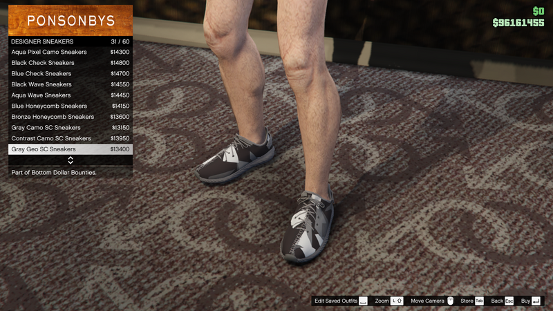 파일:BottomDollarBounties-GTAOe-MaleShoes-DesignerSneakers30-GrayGeoSCSneakers.png