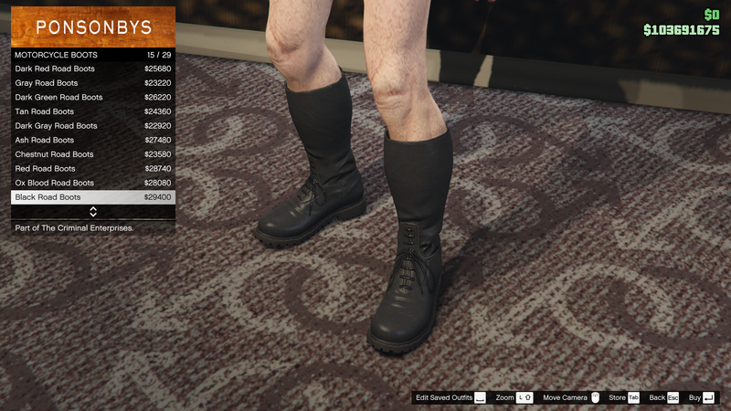 파일:TheCriminalEnterprises-GTAOe-MaleShoes-MotorcycleBoots14-BlackRoadBoots.png