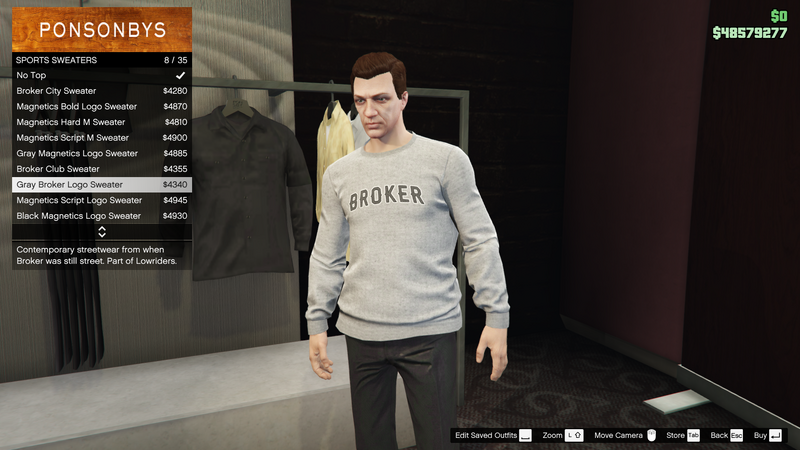 파일:Lowriders-GTAO-MaleTops-SportsSweaters7-GrayBrokerLogoSweater.png