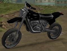 VC의 검은색 산체스. (후면 쿼터 뷰).