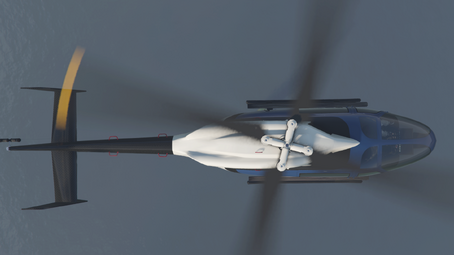 슈퍼볼리토 카본의 상단 뷰.