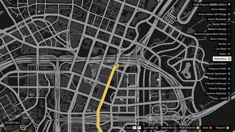 파일:NightclubManagement-GTAOe-DeliverVIP-DropoffLocation-PillboxHillMedical-Map.png