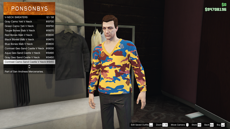 파일:SanAndreasMercenaries-GTAOe-MaleTops-VNeckSweaters11-ContrastCamoSandCastleVNeck.png