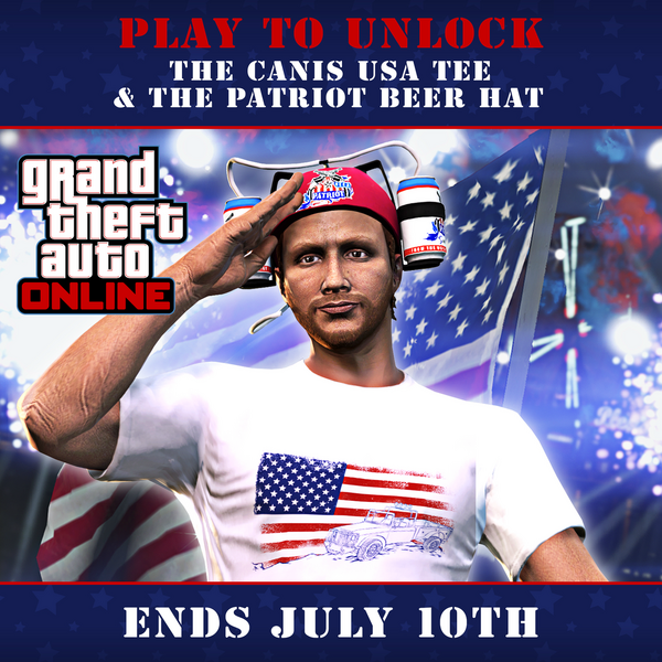 파일:CanisUSATee&PatriotBeerHat-GTAO-Advert.png