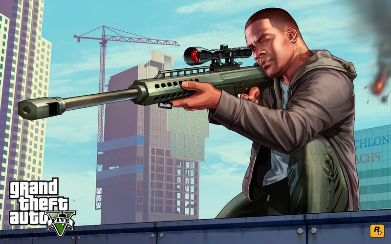 파일:Artwork-FranklinThreesCompany-GTAV.jpg