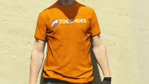Toe Shoes 티셔츠. (남성)