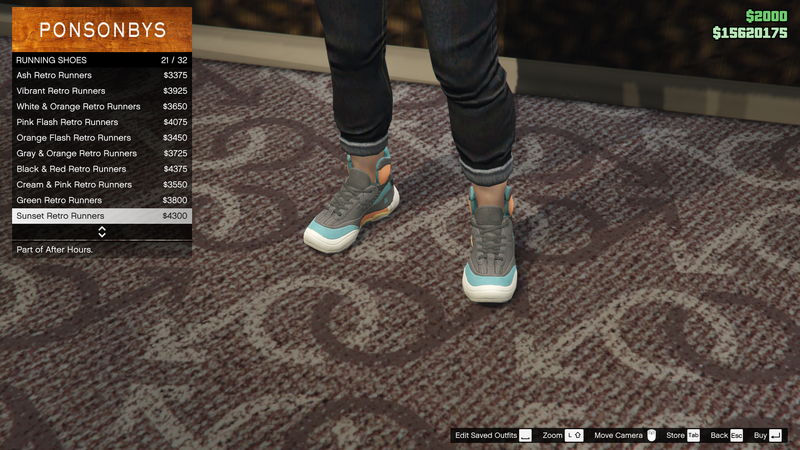파일:AfterHours-GTAO-FemaleShoes-RunningShoes20-SunsetRetroRunners.png