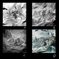 서예 와일드 리프트 컨셉 아트 2 (아티스트: Roz X)