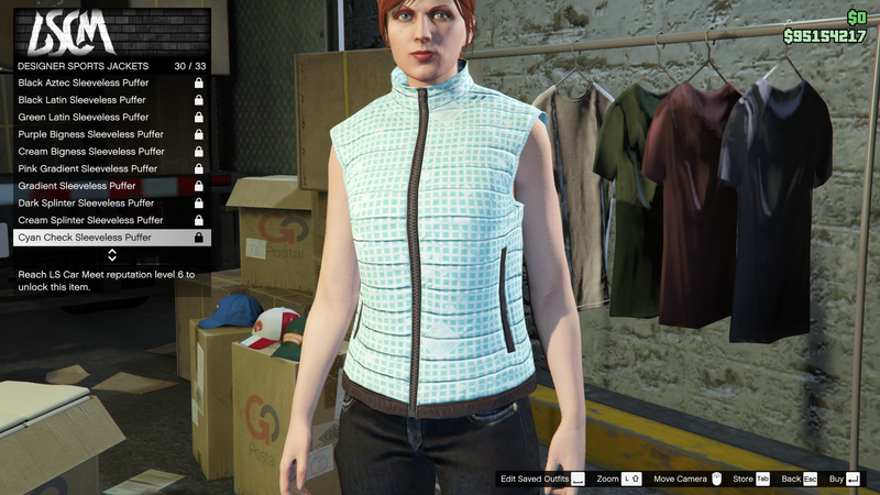 파일:LosSantosTuners-GTAO-FemaleTops-DesignerSportsJackets29-CyanCheckSleevelessPuffer.png