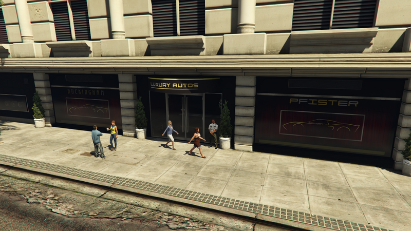 파일:LuxuryAutos-GTAVe-Entrance-Day.png